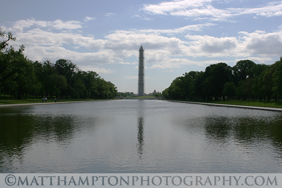 Washington Monument seen in the Reflecting Pool
