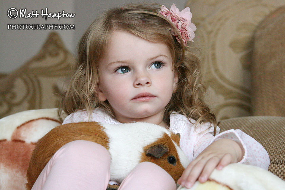 Girl with Guinea Pig
